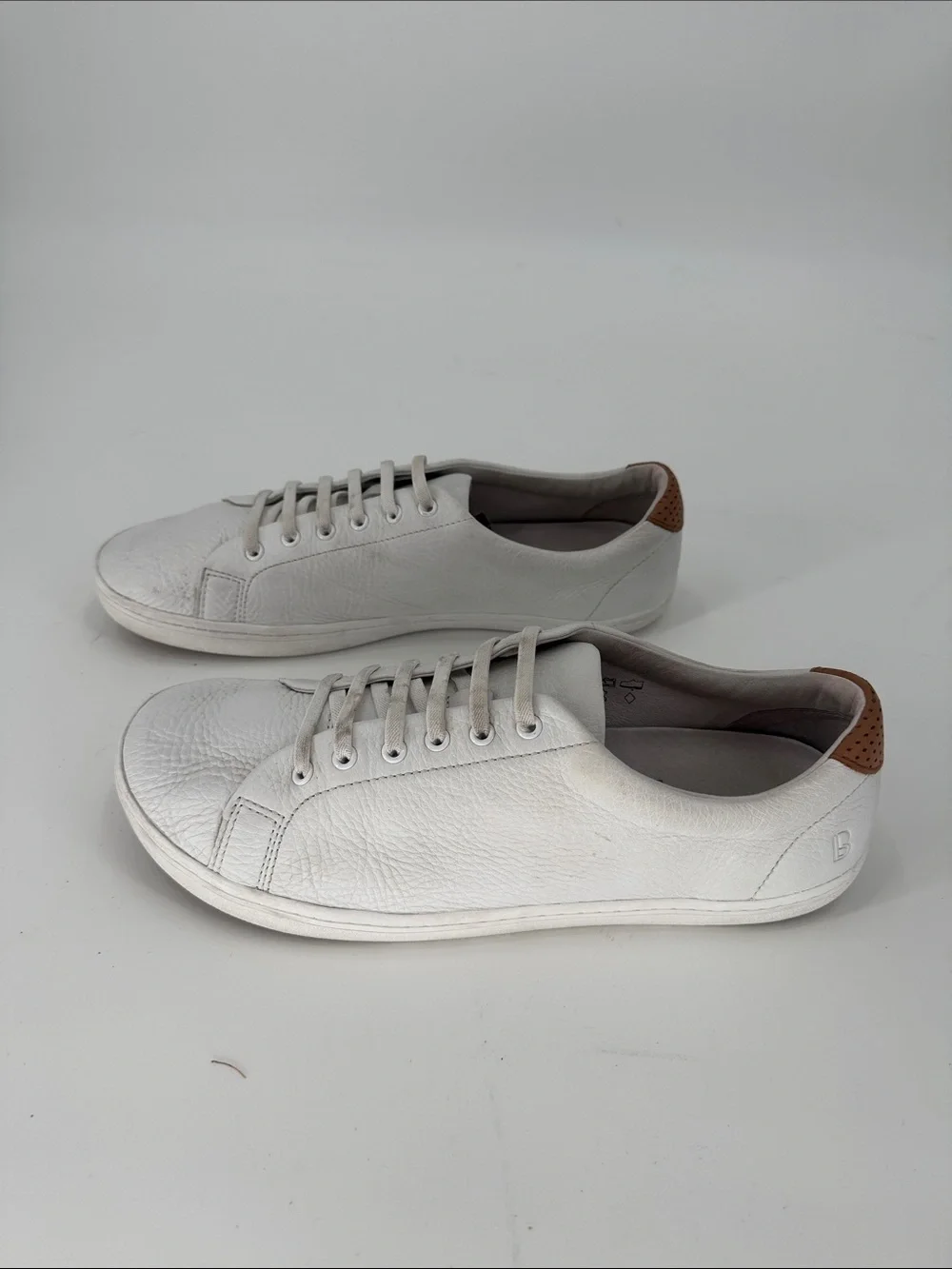 Birchbury Bramford Men's Casual White Leather Sneakers Size 11